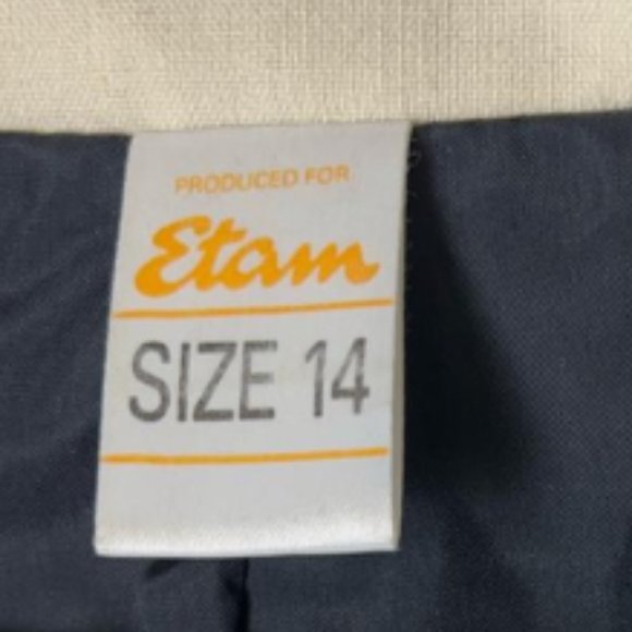 Blue Etam Blazer, Size 10, Vintage, Great Condition, Made in U.K - Picture 6 of 8
